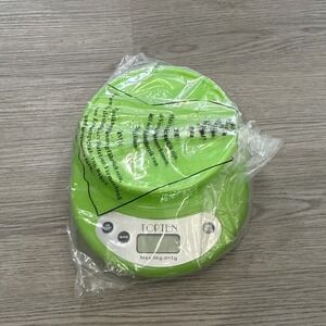 green TOPTEN digital kitchen scale